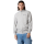 Champion Icons Small Embroidered Logo Hoodie Fleece Full-Zip "Medium Gray"