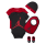 Jordan JHN Jumpman Infants Hat/Bodysuit/Bootie and Bid 5-Pc Set "Red-Black"