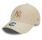 New Era MLB Frau NY Yankees Cord 9FORTY Einstellbare Kappe "Light Beige"