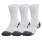 UA Kids' Performance Tech 3-Pack Crew Socks "White"