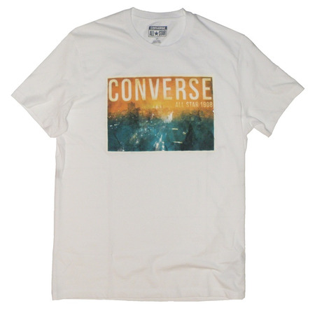 Converse Camiseta Stadt Fotokunst (blanco)