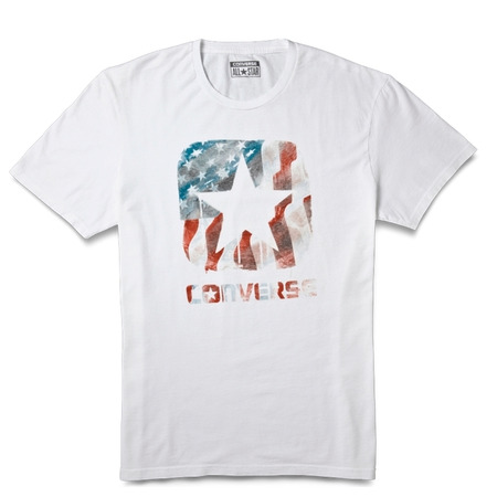Converse American T-Shirt Box Star (weiß)