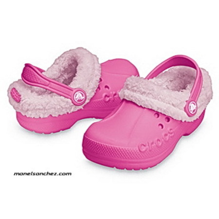 Crocs Blitzen Niño (fuxia/bubble)