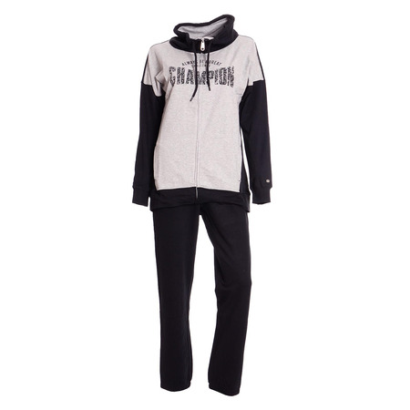 Champion Mujer Chándal Challenge CustomFit Full-Zip (gris/negro)