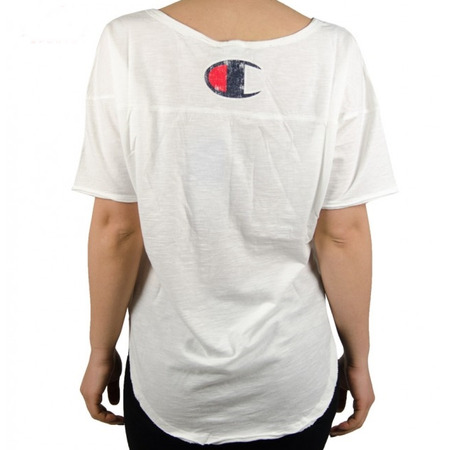 Champion Mujer Camiseta Heritage Unsere Geschichte (blanco)