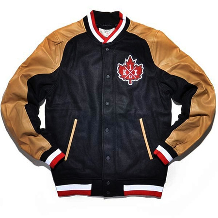 K1X Chaqueta Vintage Ledermann (marino/beige)