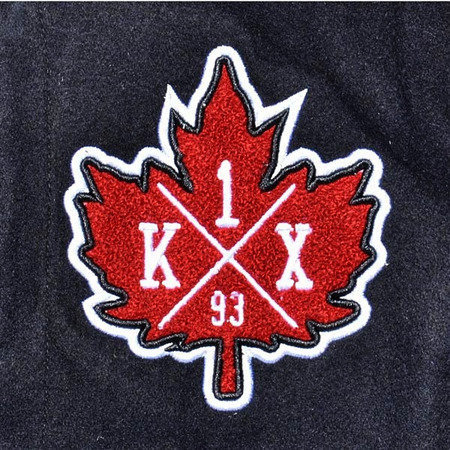 K1X Chaqueta Vintage Ledermann (marino/beige)