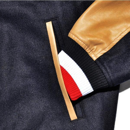 K1X Chaqueta Vintage Ledermann (marino/beige)