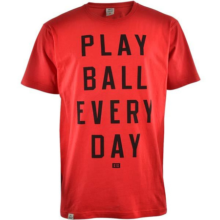 K1X Camiseta Ball Jeden Tag Tee (Rojo/Negro)