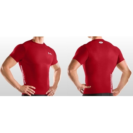 Unter Armour T-Shirt Compression Heat Gear (rot)