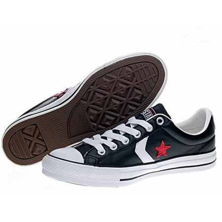 Converse Star Play EV OX (schwarz/weiß/rot)