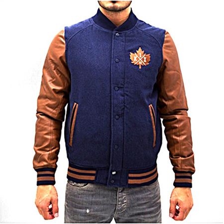 K1X Chaqueta Leaf Ledermann (Marino/Marron)
