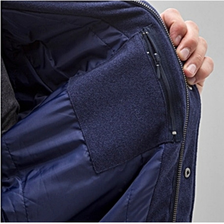 K1X Chaqueta Leaf Ledermann (Marino/Marron)