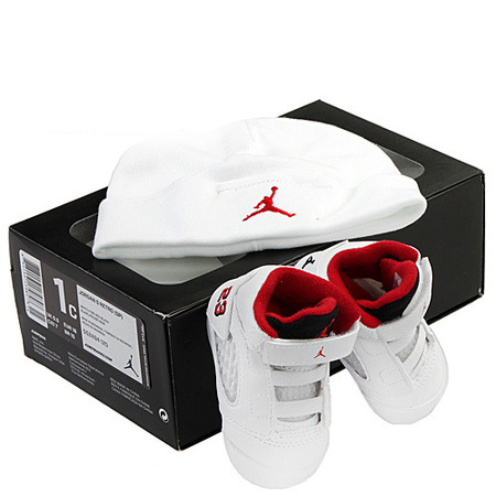 Jordan 5 Retro (GP) Infant (120/weiß/rot)
