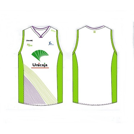 T-Shirt 2a ACB Unicaja Replica 13/14 (blanco/lima)