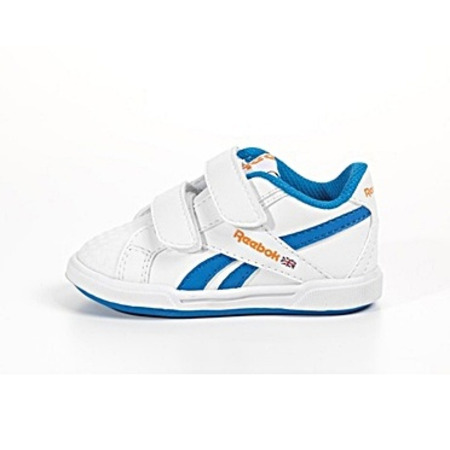 Reebok CL Solid Court 2V (blanco/azul/mandarina)