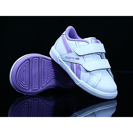 Reebok CL Solid Court 2V (blanco/lila)
