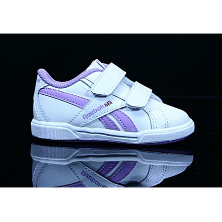 Reebok CL Solid Court 2V (blanco/lila)