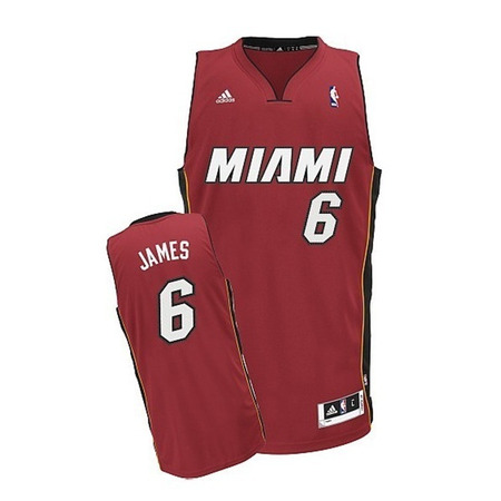Pressemitteilungen Swingman Lebron James Miami Heat (rojo/blanco)