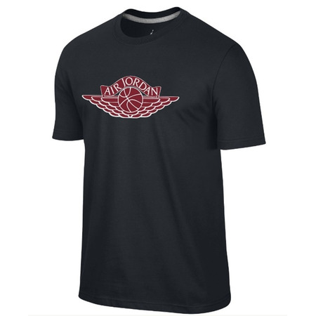 Jordan Camiseta Flügel Logo (016/negro/rojo)