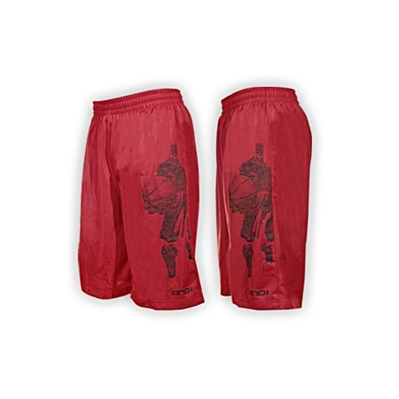 And1 Short Bandana (rojo/negro)