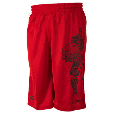 And1 Short Bandana (rojo/negro)