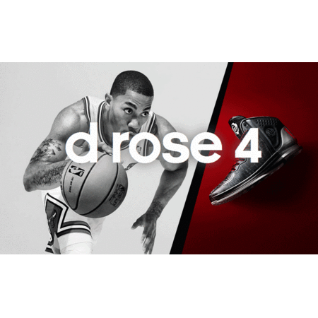 Adidas Derrick Rose 4 "Shakes" (negro / gris / goral)