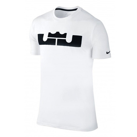Camiseta LeBron Dri-FIT Neues Logo (102/blanco/negro)