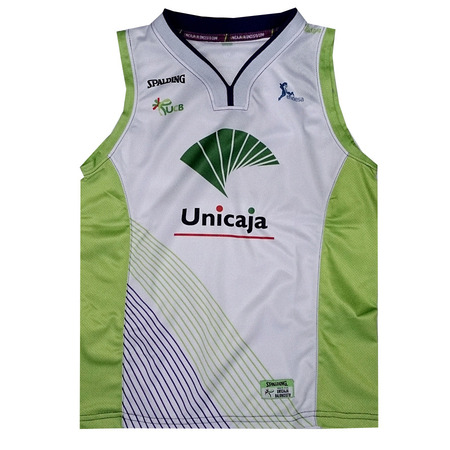 T-Shirt 2a ACB Unicaja Replica 13/14 (blanco/lima)