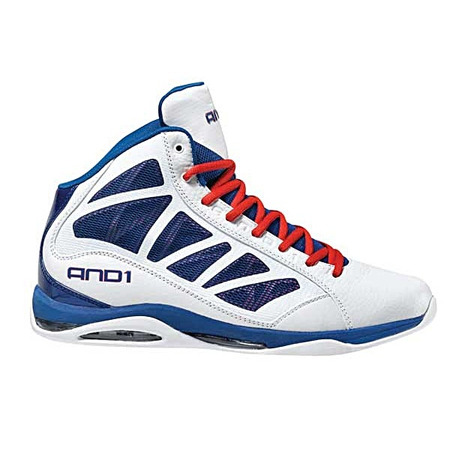 And1 Entourage Mid "Pistons" (blanco/rojo/royal)