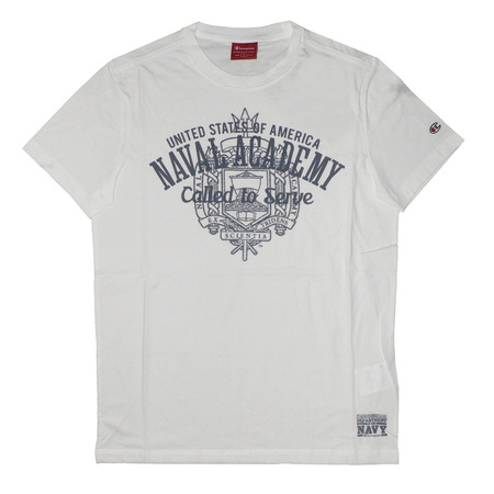 Champion T-Shirt US Naval Academy (blanco)