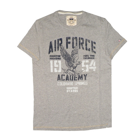 Champion Camiseta Hombre U.S.A Air Force Academy (gris)