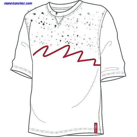 Camiseta Jordan Shark Splatter (100/blanca)
