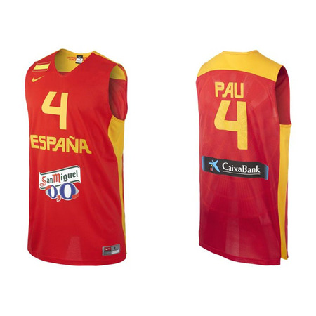 Camiseta Selección España Pau Gasol (600/rojo/gelb)