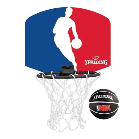 Spalding Minicanasta NBA Logo (Asul/Rojo/blanco)