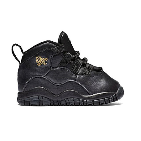 Jordan 10 Retro "NYC" (012/Tallas 17 - 27/schwarz/gold)