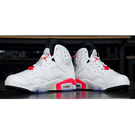 Air Jordan 6 Retro "Infrared" (123/blanco infrarot/negro)