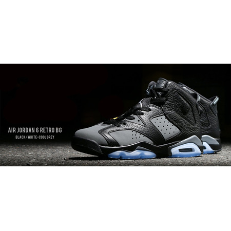 Air Jordan 6 Retro BG "Cool Grey" (010/schwarz/weiß/cool grau)