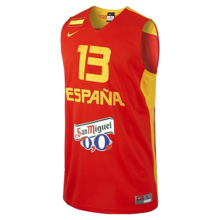 T-Shirt Auswahl Spanien Marc Gasol (600/rot/gelb)