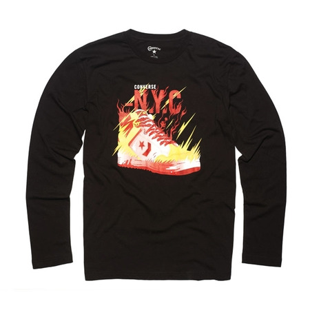 Converse Camiseta T-Mission M/L (negro)