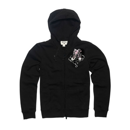 Sudadera Frau Full Zip W-Common (schwarz)
