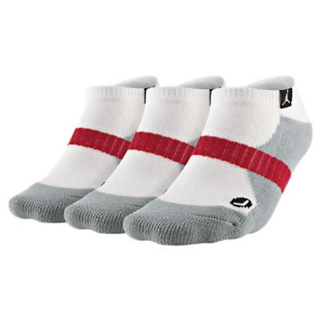 Jordan Pack 3 Calcetines Keine Show (100/blanco/gris/rojo)