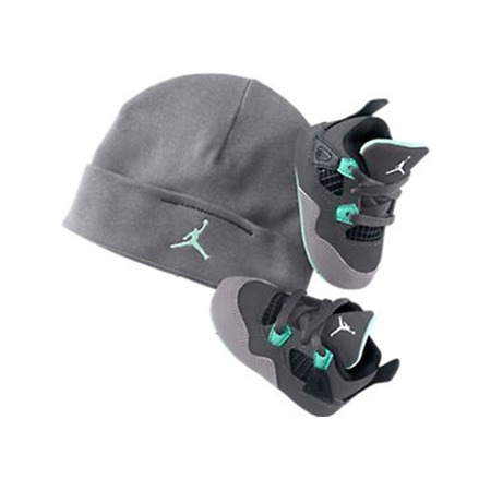 Air Jordan 4 Retro Baby "Infant Crib" (033/gris/Turquoise)