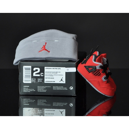 Air Jordan 4 Retro Baby "Infant Crib" (603/rot/weiß)