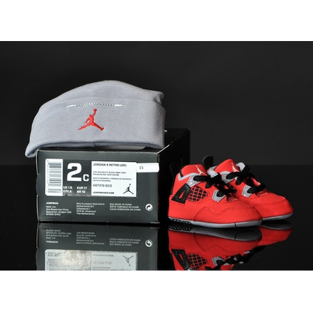 Air Jordan 4 Retro Baby "Infant Crib" (603/rot/weiß)