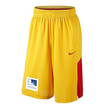 Nike Short Réplica España Basket (704yerillo/rojo)