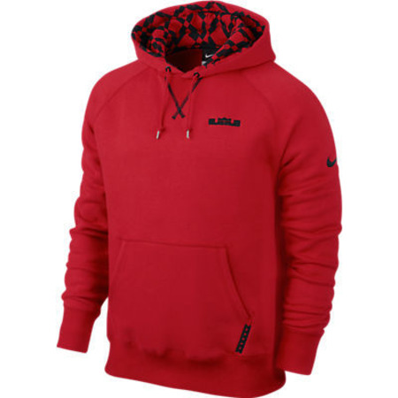 LeBron Hoodie "He Endures" Fleece (657/red/black)
