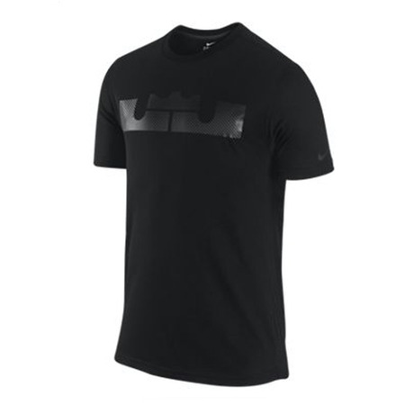 Nike LeBron Logo Carbon Fiber Shirt (010/black)