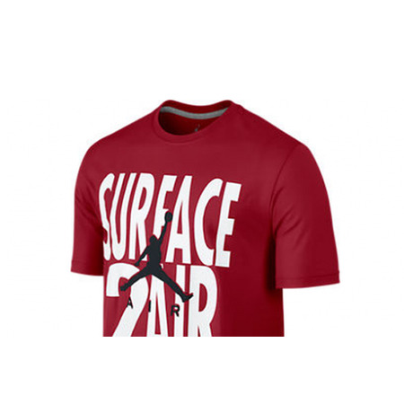 Jordan Camiseta Air von Surface 2 (695/rojo/blanco/negro)