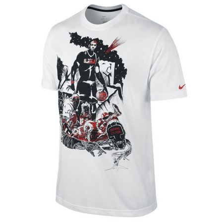 Camiseta LeBron Spiel über (100/blanco)